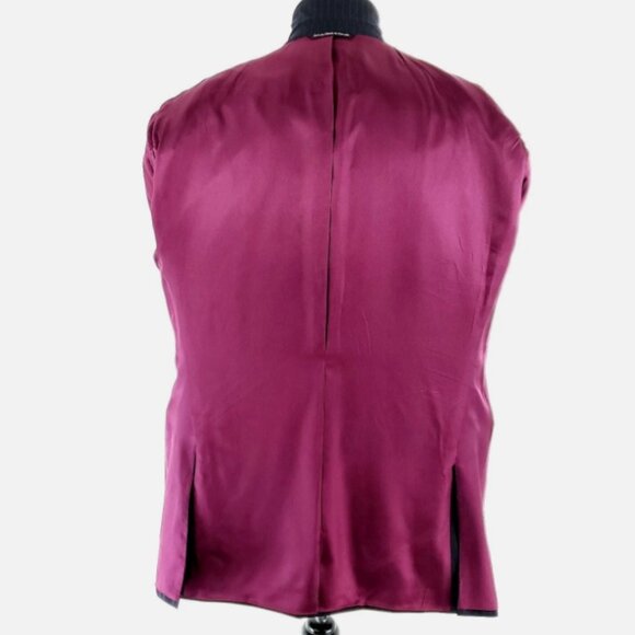 Jack Victor Select Vogue CT Wool Pinstripe 2 Button Suit Jacket 46R - Picture 7 of 8